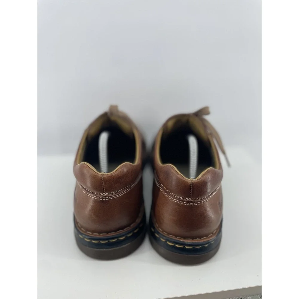 Dr Doc Martens Split Toe Oxfords Men 11 Brown Leather 90s‎ Grunge Shoes 11232